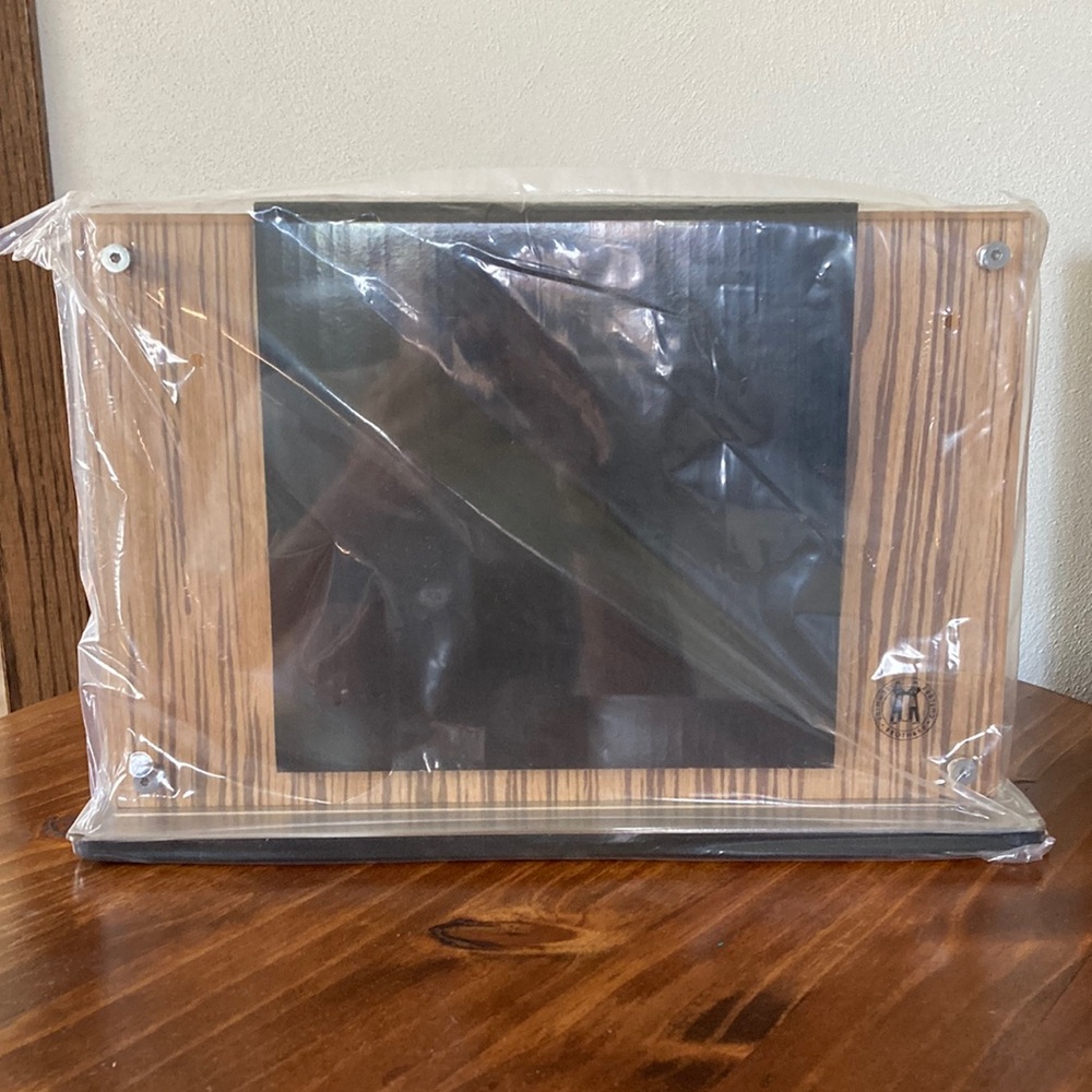 KNIFE BLOCK ONLY - Schmidt Brothers Zebra Wood Downton Knife Block - Brand New